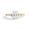 Adeline Oval Diamond Engagement Ring