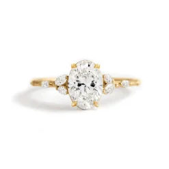 Adeline Oval Diamond Engagement Ring