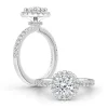 Adina Halo Engagement Ring