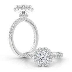 Adina Halo Engagement Ring