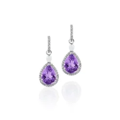 Amethyst Drop Earrings
