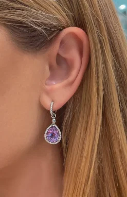Amethyst Drop Earrings