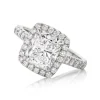 Amor Cushion Engagement Ring