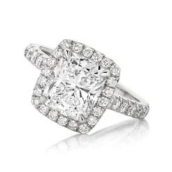 Amor Cushion Engagement Ring