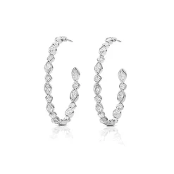 Angelina Diamond Hoops