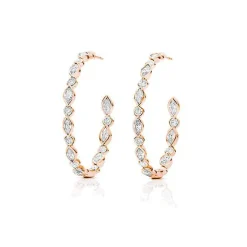 Angelina Diamond Hoops