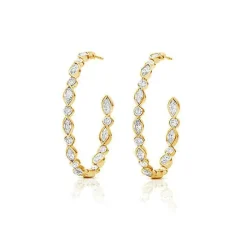 Angelina Diamond Hoops