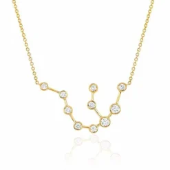 Aquarius Diamond Constellation Necklace
