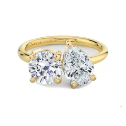 Arabella Two Stone Engagement Ring