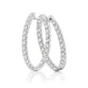 Aria Diamond Hoops