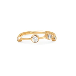 Aries Diamond Constellation Ring