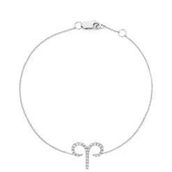 Aries Diamond Zodiac Bracelet