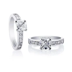 Asscher Engagement Ring