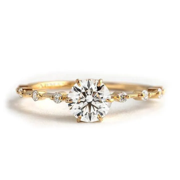 Autumn Drop Engagement Ring