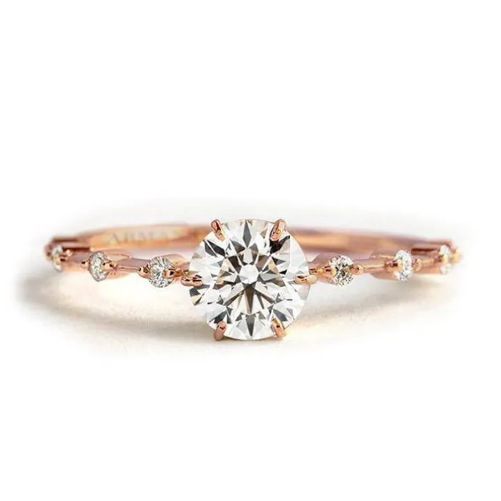 Autumn Drop Engagement Ring
