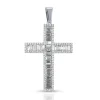 Baguette Diamond Cross Necklace