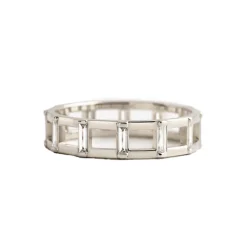 Baguette Diamond Ladder Ring