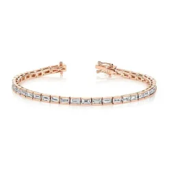 Baguette Diamond Tennis Bracelet