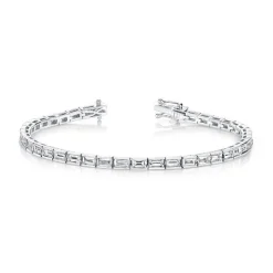 Baguette Diamond Tennis Bracelet