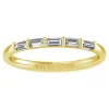 Baguette Half Diamond Band