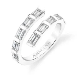Baguette Lab Grown Diamond Wrap Ring