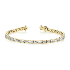 Baguette Lab Grown Diamond Tennis Bracelet