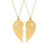 BFF Matching Heart Necklace