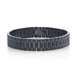 Black Diamond Link Bracelet
