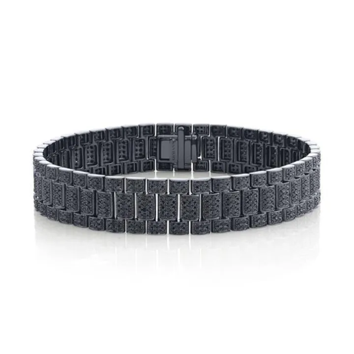 Black Diamond Link Bracelet