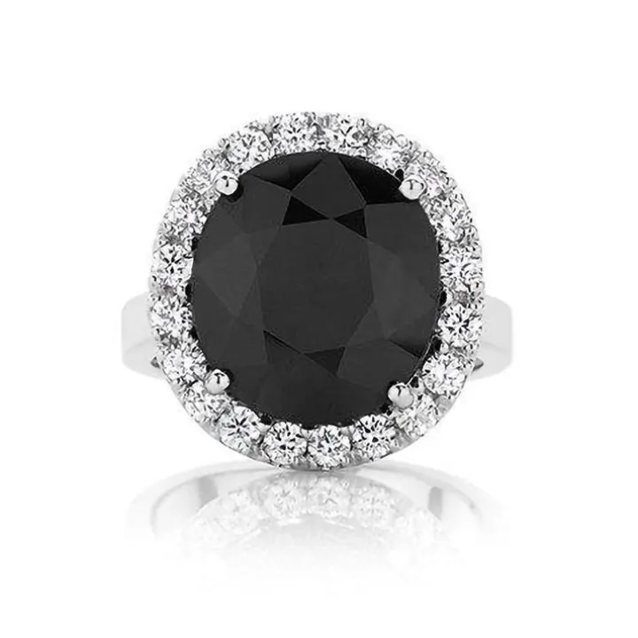 Black Sapphire Ring