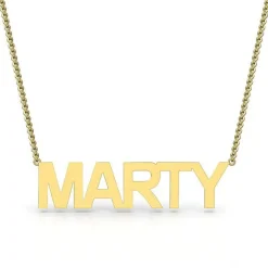 Block Letter Name Necklace