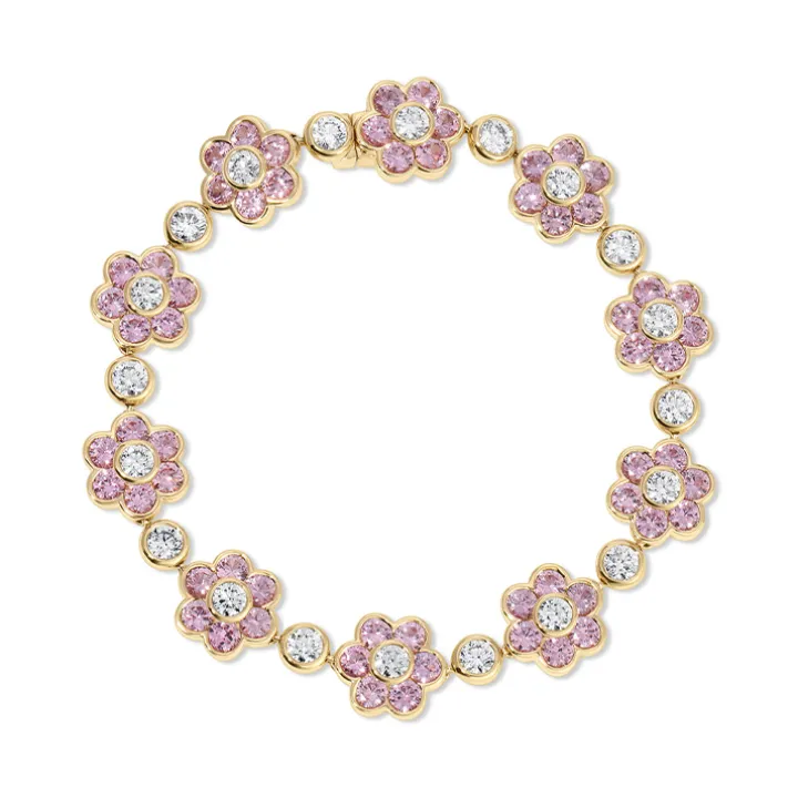 Bloom Pink Sapphire Bracelet