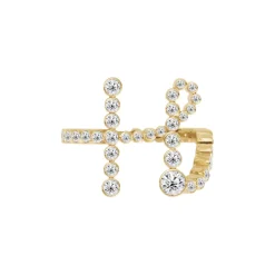 Bubble Diamond Initial Ring