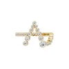 Bubble Lab Grown Diamond Initial Ring