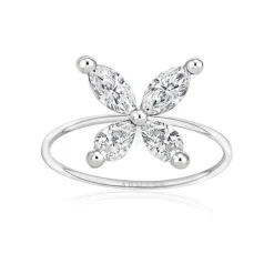 Butterfly Diamond Ring