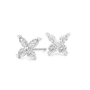 Butterfly Diamond Stud Earrings