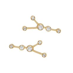 Cancer Diamond Constellation Studs