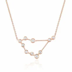 Capricorn Diamond Constellation Necklace