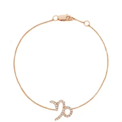 Capricorn Diamond Zodiac Bracelet