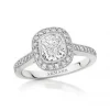 Channel Cushion Engagement Ring