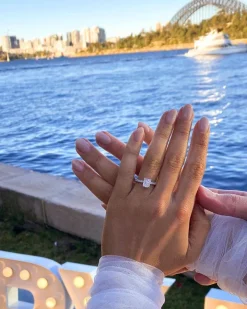 Chloe Cushion Lab Grown Engagement Ring
