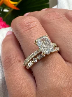 Chloe Cushion Lab Grown Engagement Ring