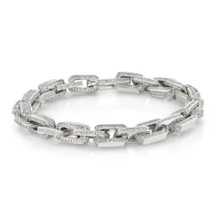 Chunky Diamond Link Bracelet