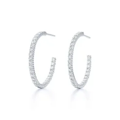 Cora Diamond Hoops