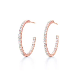 Cora Diamond Hoops