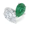 Cupids Flame Toi Et Moi Engagement Ring