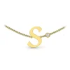 Cursive Initial Bracelet
