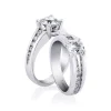 Cushion Eclipse Engagement Ring