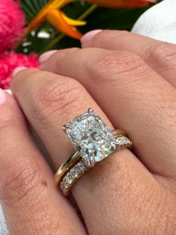 Cushion Madison Lab Grown Engagement Ring