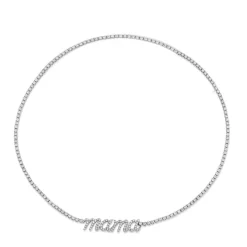 Custom Name Diamond Tennis Necklace
